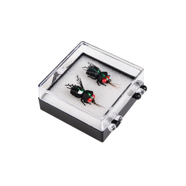 2Pcs Insects Flies Fly Fishing Lures Topwater Bait Dry Flies Trout Carousel 1