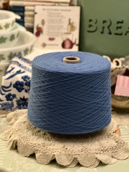 New Sky Blue Large Cones of Our New Zealand Wool - Merino wool Carousel 1