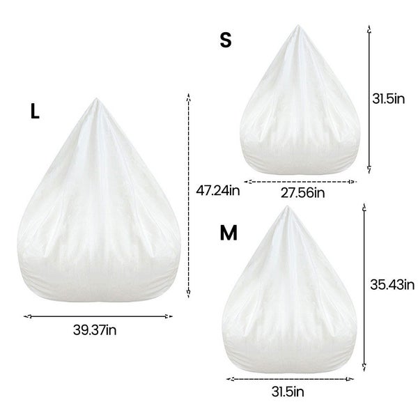 Inner Liner Stocking Bean Bag Chair Cover Large 3 Size Easy Cleaning Fo Carousel 9