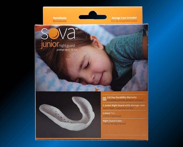 Kids Teeth Grinding Niteguard - SOVA Junior Bruxism Mouthguard with Case Carousel 2