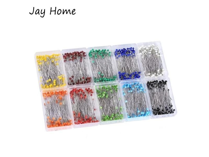 100Pcs 38mm Pearl Ball Head Sewing Pins For Dressmaking DIY Carousel 2
