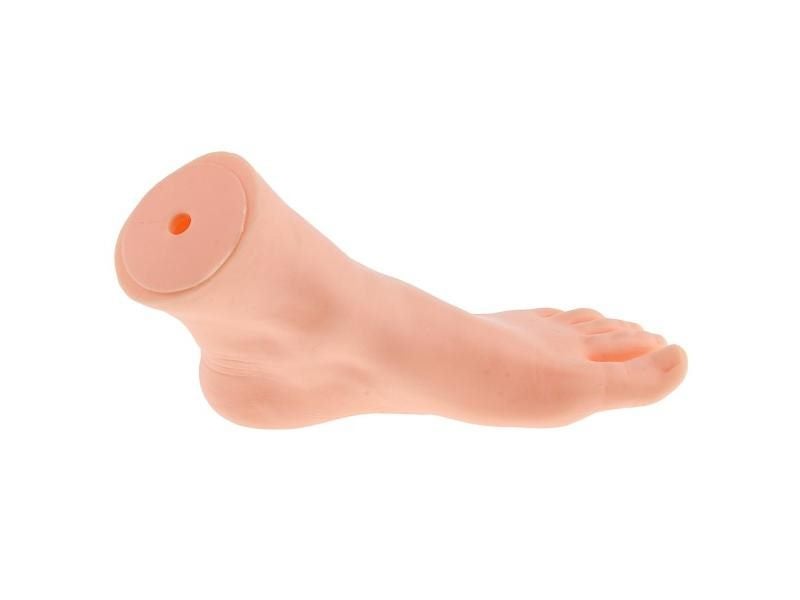 1 Piece Silicone Female Foot Mannequins Foot Model Socks Shoes Toe Display Carousel 2