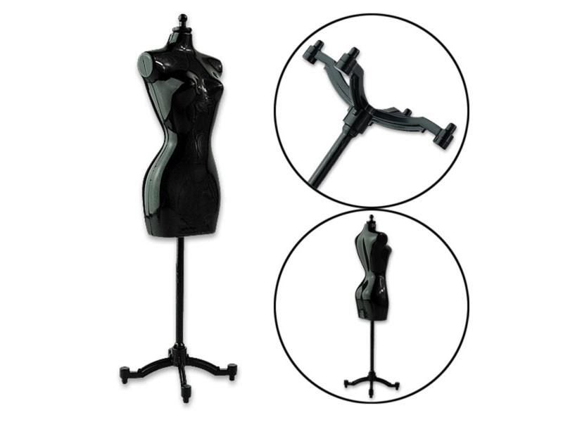1PCS Black 22CM Model Stand For Doll Clothes Popular Display Holder For Toy Carousel 1