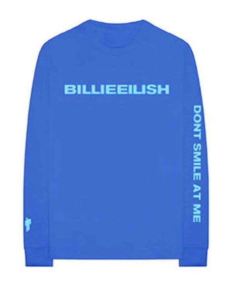 Billie Eilish T Shirt Dont Smile at Me Logo new Official Long Sleeve Unisex Carousel 2