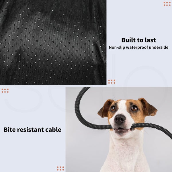 Pawz Electric Pet Heater Bed Heated Mat Cat Dog Heat Blanket Removable Cover S Carousel 9