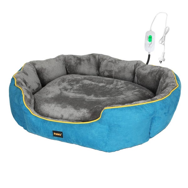 Pawz Electric Pet Heater Bed Heated Mat Cat Dog Heat Blanket Removable Cover M Carousel 1