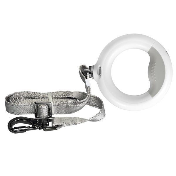 Pawz LED Dog Leash Lead Walking Rope Flashlight Heavy Duty 45kg Capacity White Carousel 1