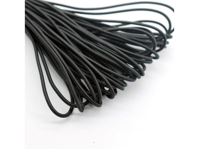 1/2/3/4/5MM Strong Elastic Rope White/black High-Quality Elastic Rope Rubber Carousel 1