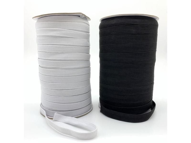5yards/Lot 3/6/8/10/12mm White/Black High Elastic Sewing Elastic Band Fiat Carousel 2