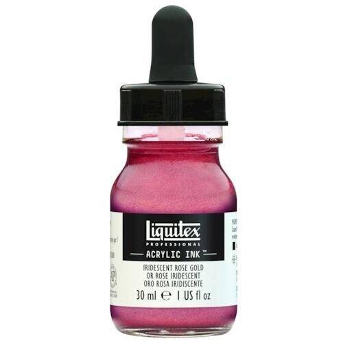 Liquitex Professional Acrylic Ink 30ml IRIDESCENT ROSE GOLD Carousel 1