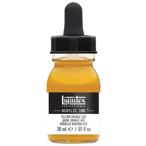 Liquitex Professional Acrylic Ink 30ml YELLOW ORANGE AZO Carousel 1