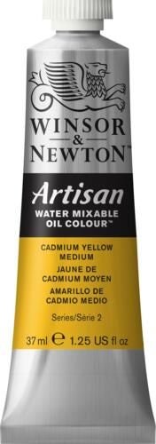 Winsor & Newton Artisan Water Mixable Oil Colour 37ml CADMIUM YELLOW MEDIUM S2 Carousel 1