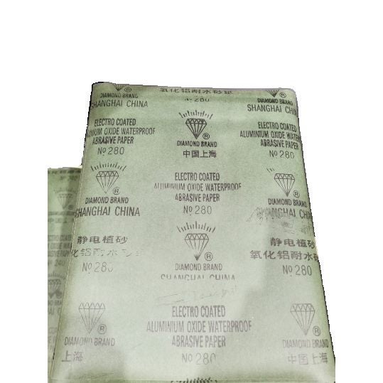 10x Sandpaper Waterproof 280x230mm Various Grits Carousel 1