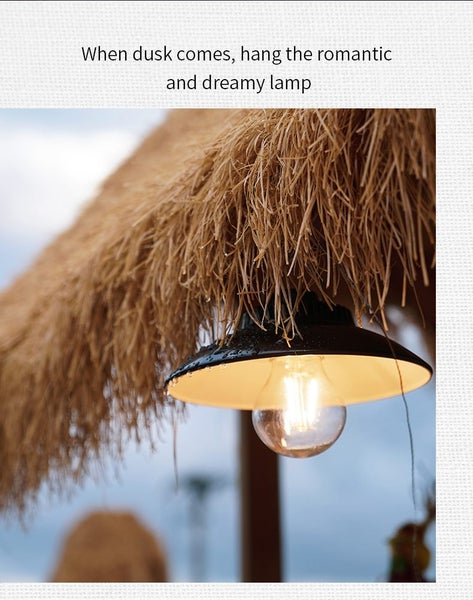 Rechargeable Camping Lantern, Green Retro Lantern with Hook, Dimmable led light Carousel 2
