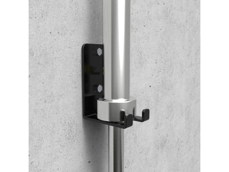 Wall-mounted Barbell Rod Holder Gym Bar Hanging Rack Carousel 1