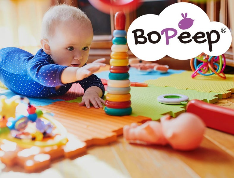 Bopeep EVA Foam Kids Play Mat Floor Kid Crawling Interlocking Home Purple 60x60 Carousel 9