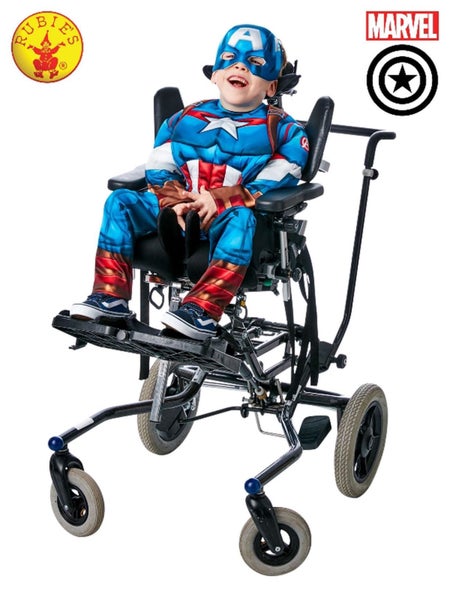 Rubies Captain America Adaptive Costume - Child-Medium Carousel 1