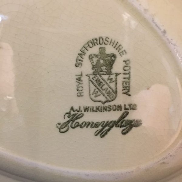 Plate - Royal Staffordshire Pottery - Honeyglaze Carousel 3