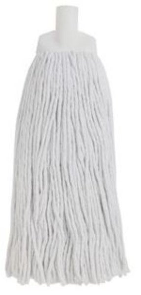 Cut Cotton Mop Head - White, 400g / 300mm Carousel 1