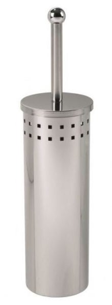 Enclosed Stainless Toilet Tidy Set - Silver Carousel 1