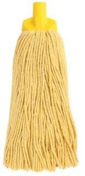 Cut Cotton Mop Head - Yellow, 400g / 300mm Carousel 1