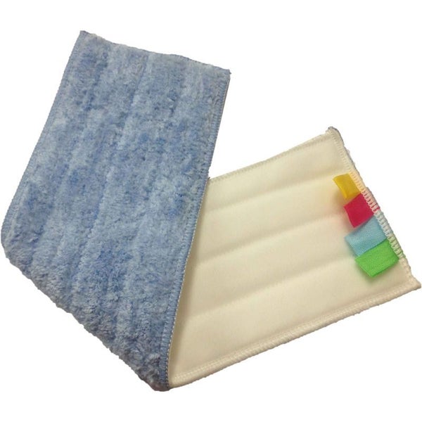 Flat Mop Pad - Blue, Wet & Dry, 640mm Wide Carousel 1