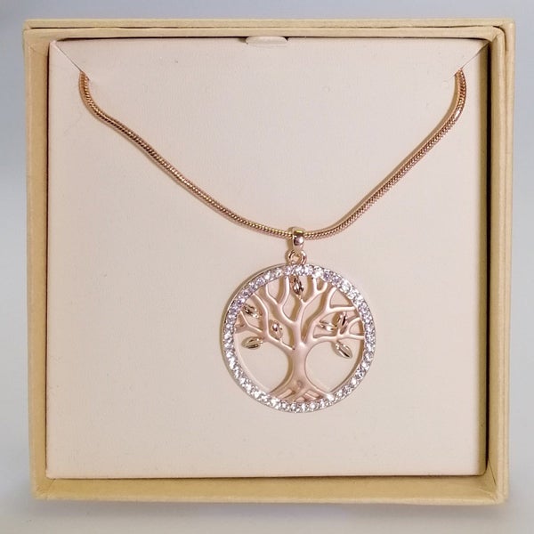 Kiwicraft - Tree of Life Rhinestone Necklace Carousel 1
