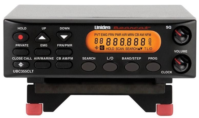 UNIDEN UBC-355CLT UBC355CLT 25-960MHz Desktop Scanner Carousel 1