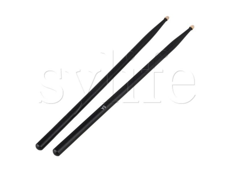 A Pair Lightweight Music Band Black Natural Maple Wood 5A Drum Stick Drumstick Carousel 1