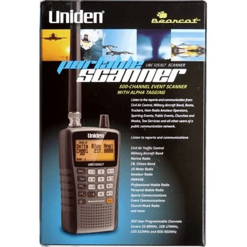 UNIDEN UBC-125XLTC 25-960 MHZ Handheld Scanner Carousel 2