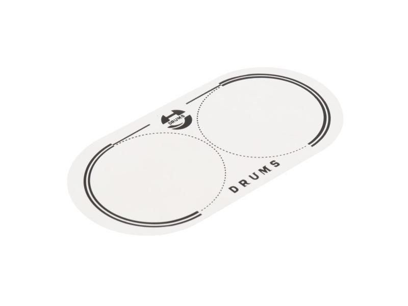 Musically Double Bass Drum Patch For Drum Set Kit Parts 12.8x6.5cm Drumheads Carousel 1