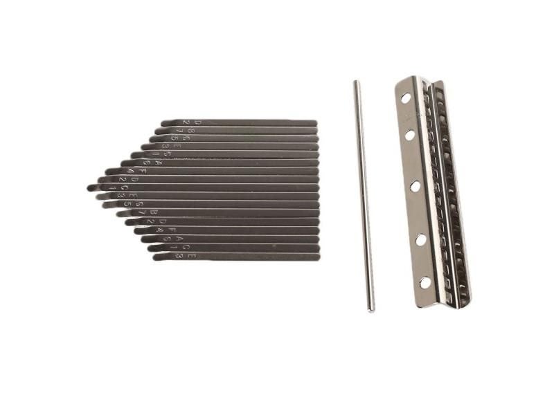 Thumb Piano Bridge Saddle 17 Keys Kit For Kalimba DIY Parts Carousel 1