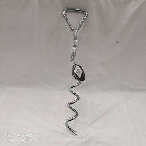 Dog Tie Out Steel Spiral Stake - 40cm (Set of 12) Carousel 1