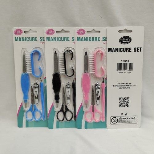 Nail Clip Set - 5pcs (12 Assorted Sets) Carousel 1
