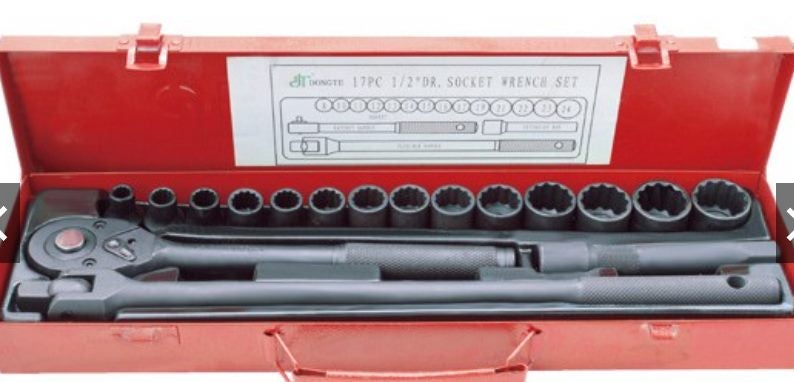 17pc 1/2 dr socket wrench set Carousel 1