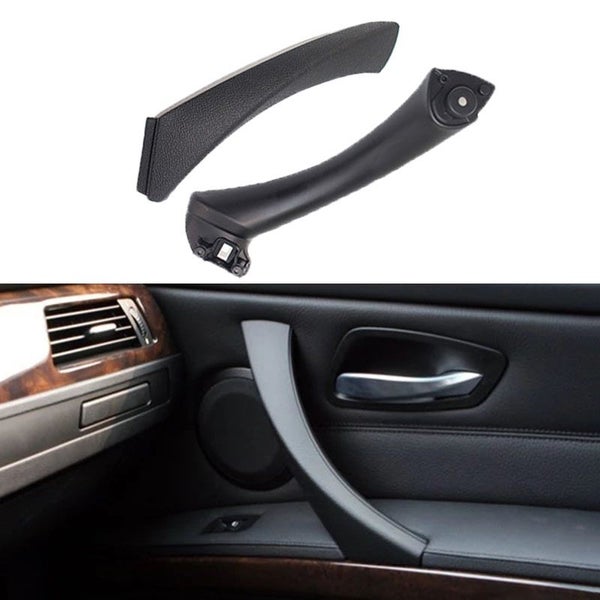 Car Inner Handle Interior Door Panel Pull Trim Cover Black Left Right Carousel 2