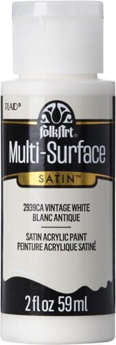 FolkArt Multi-Surface Acrylic Paints 2oz VINTAGE WHITE Carousel 1