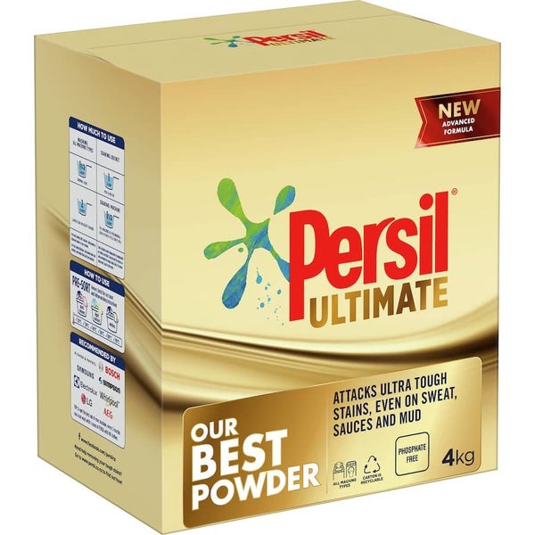 Persil Laundry Powder Front & Top Loader Ultimate 4kg Box Carousel 1