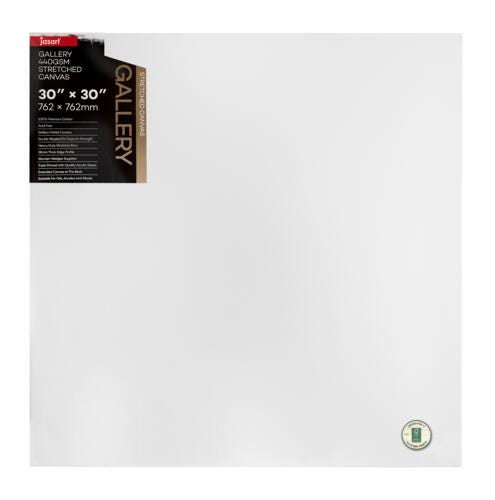 Jasart Gallery Canvas 440gsm - Thick Edge 1.5" 30X30INCH Carousel 1