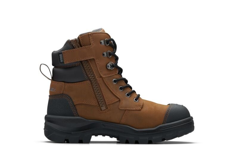 Blundstone Rotoflex 8066 Zip Sided Lace Up Safety Boot - Sizes UK5 to UK14 Carousel 2