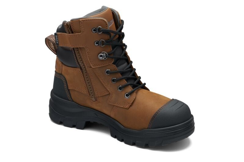 Blundstone Rotoflex 8066 Zip Sided Lace Up Safety Boot - Sizes UK5 to UK14 Carousel 4