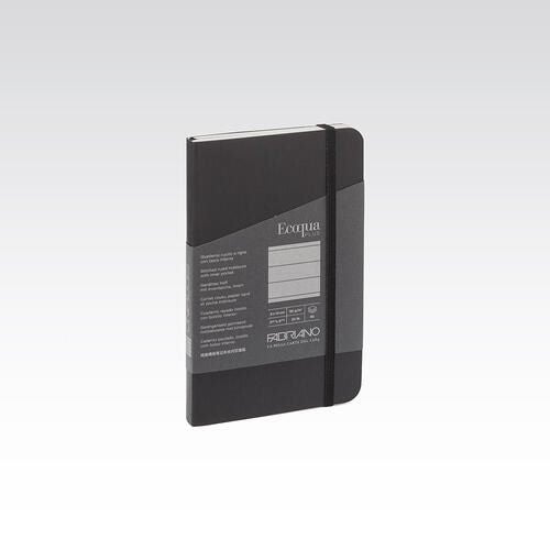 Fabriano Ecoqua Plus Stitch 90gsm Lined 9X14Cm 80sht Black Carousel 1