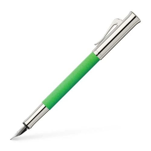 Graf von Faber-Castell Guilloche Fountain Pen - Viper Green Medium Nib Carousel 1