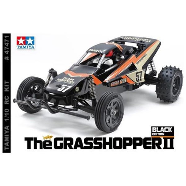 TAMIYA 1/10 R/C Grasshopper II Black edition kit Carousel 1