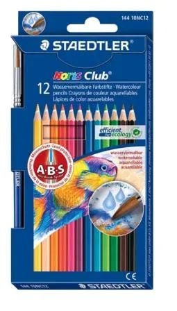 Staedtler Noris Aquarell Watercolour Pencils - Assorted 12'S Carousel 1