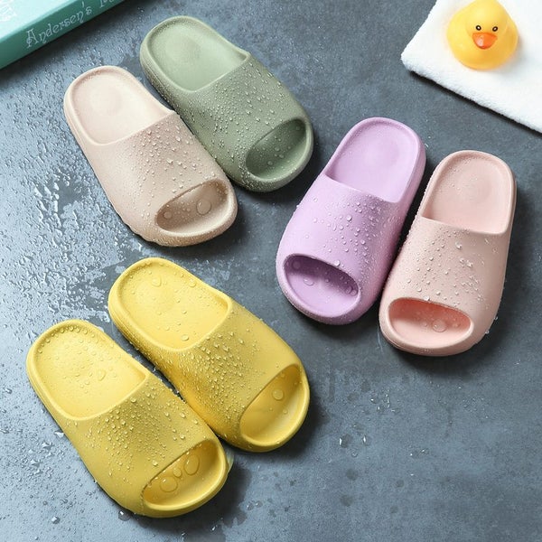 Four Season Girls Boys Baby Slippers Mini Beach Slides Sandal Flat Carousel 2