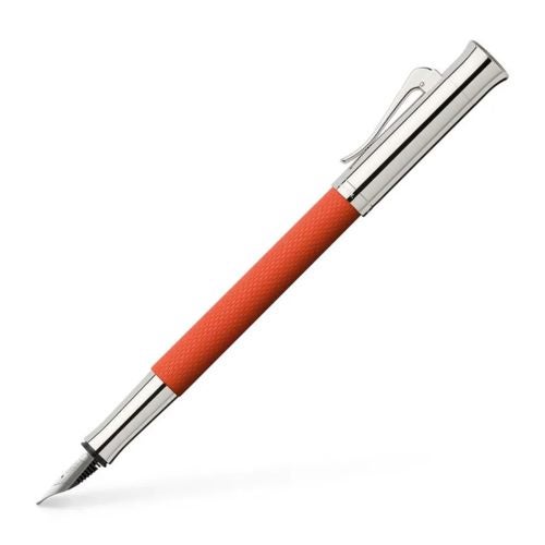 Graf von Faber-Castell Guilloche Fountain Pen - Burned Orange Medium Nib Carousel 1