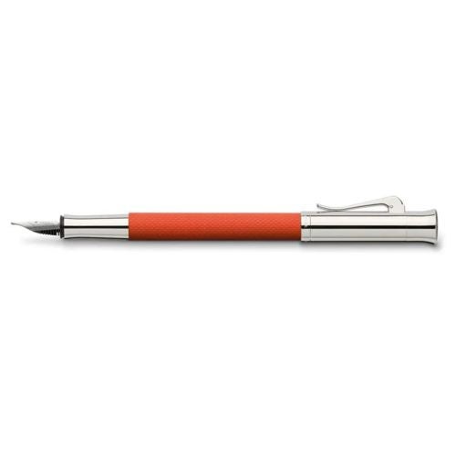 Graf von Faber-Castell Guilloche Fountain Pen - Burned Orange Medium Nib Carousel 3