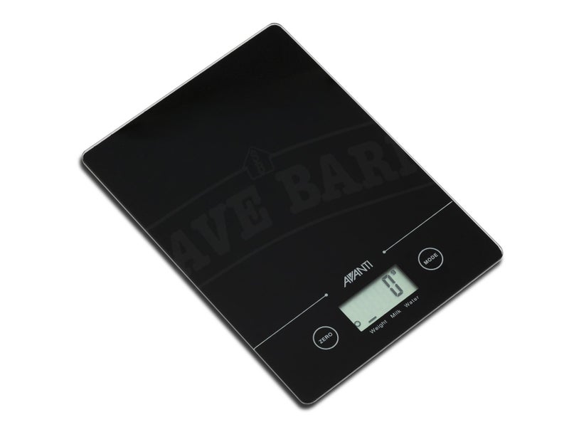 Compact Digital Kitchen Scales 5Kg Black AVANTI Carousel 1