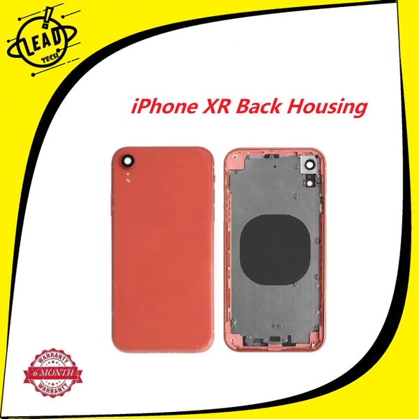 iPhone XR Rear Back Housing- Coral Red Carousel 1
